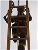 Firefighter on ladder
