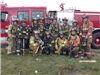 Group of firefighters posing