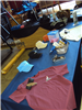 T Shirts and Hats on Table