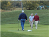 Golf Players Walking