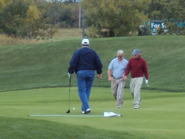 Golf Players Walking